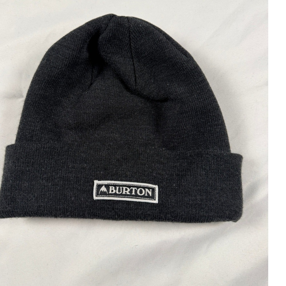 Burton Charcoal Gray Cuffed Knit Beanie Gorpcore Skater Hat One Size Fits All